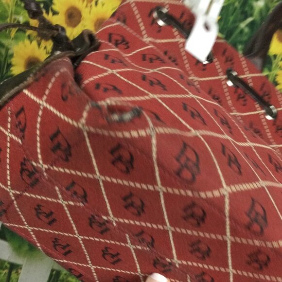 Vintage Dooney & Bourke Red Satchel Bag - Picture 13 of 16